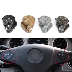 Car Interior Multi-Function Steering Wheel Switch Buttons Audio Control Button Assembly For Benz W204 W207 W212 X204 2007-2013