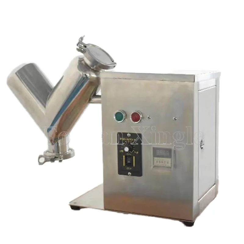 Mini mezclador de detergente en polvo para ropa con fragancia de proteínas de acero inoxidable tipo V, 2L, procesamiento automático de alimentos