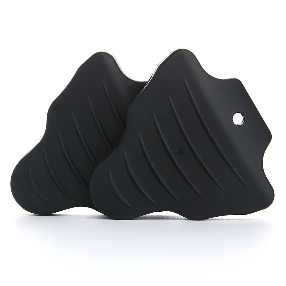

1Pair Self-Locking Pedal Cleat Cover Black Durable Rubber Anti-Slip Cycling Shoe Cleat Covers Mud Proof Pedal Accessories