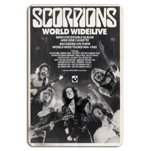 Live Rock Explosion: Scorpions’ Worldwide Tour 1984-1985-Aluminum