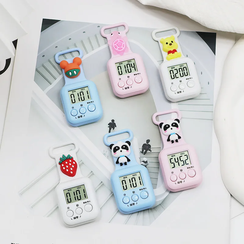 Small Gifts Cartoon Timer Student Timer Children's Mini Timer Special for Kitchen Countdown Room A Variety of Optional