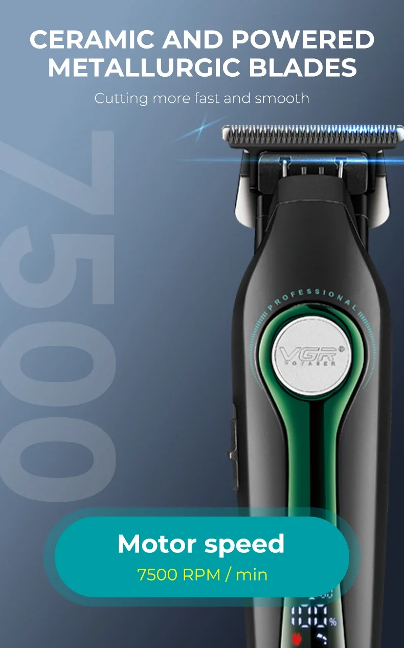 Trimmer Professional Hair Clipper Electric Barber Cordless Hair Cutting Machine