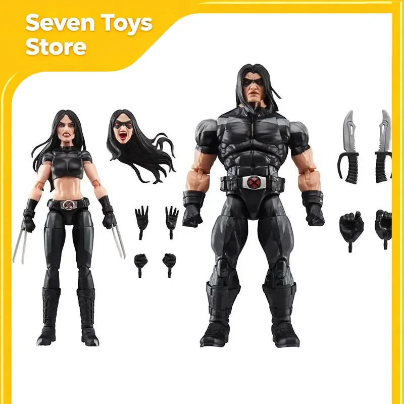Figuras de la Serie Marvel Legends X-Force X-23 y Warpath, Paquete de 2, Modelo de 6 Pulgadas, Juguete Coleccionable, Regalo Sorpresa, Decoración de Escritorio