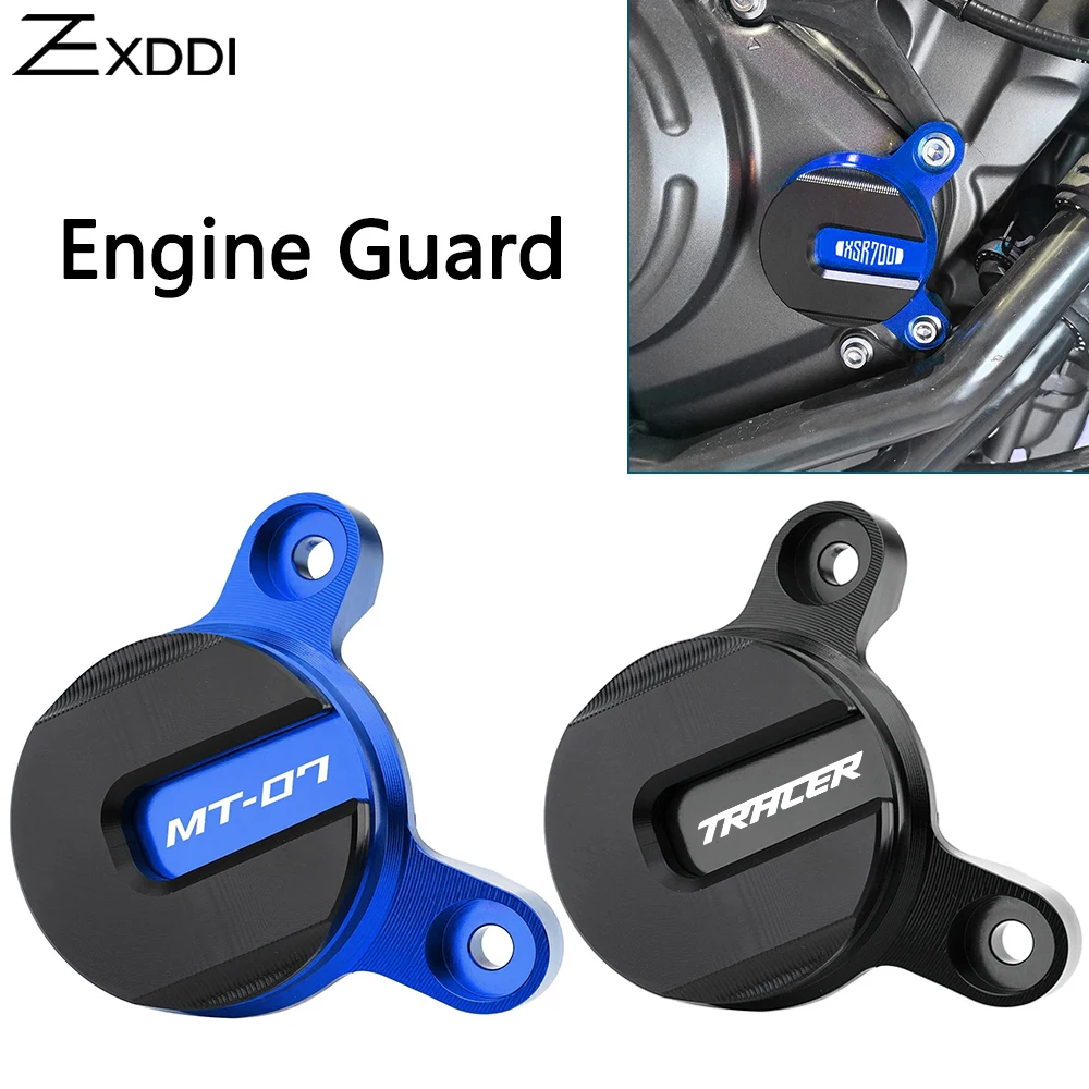 

Для YAMAHA MT07 MT 07 FZ07 Tracer 7 700 GT XSR700 2015-2024 2025 2026 Защита двигателя мотоцикла, накладка на крышку двигателя