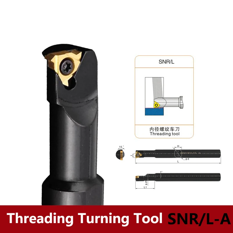 LIHAOPING Internal Threading Turning Tool SNR SNL SNR0013M16 SNR0008K11 SNR0010K11 SNR0012M11 -A12-A16 CNC Lathe Cutting Holder