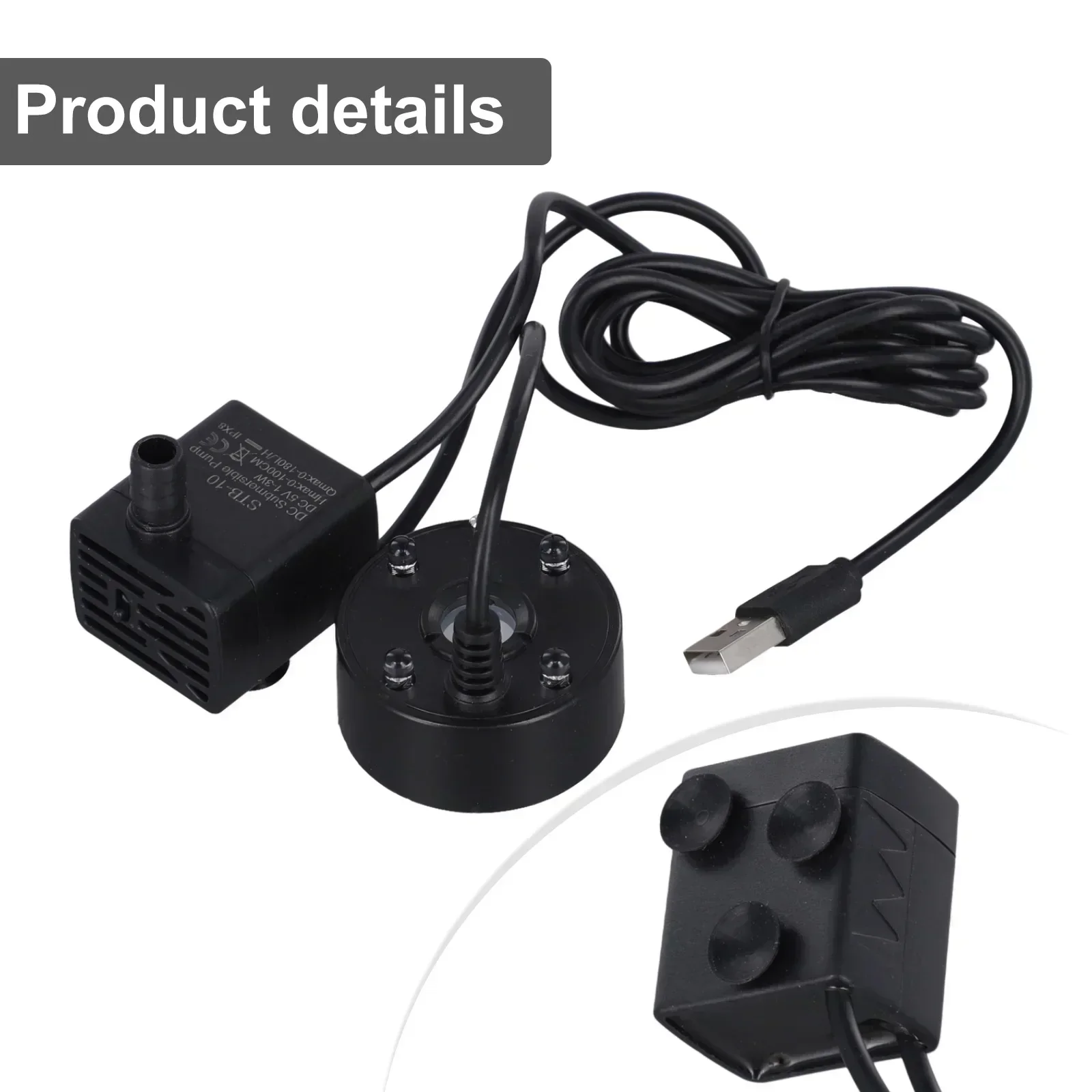 

Водяной насос, генератор тумана с USB-подсветкой и красочным освещением, улучшите атмосферу вашего события, легко