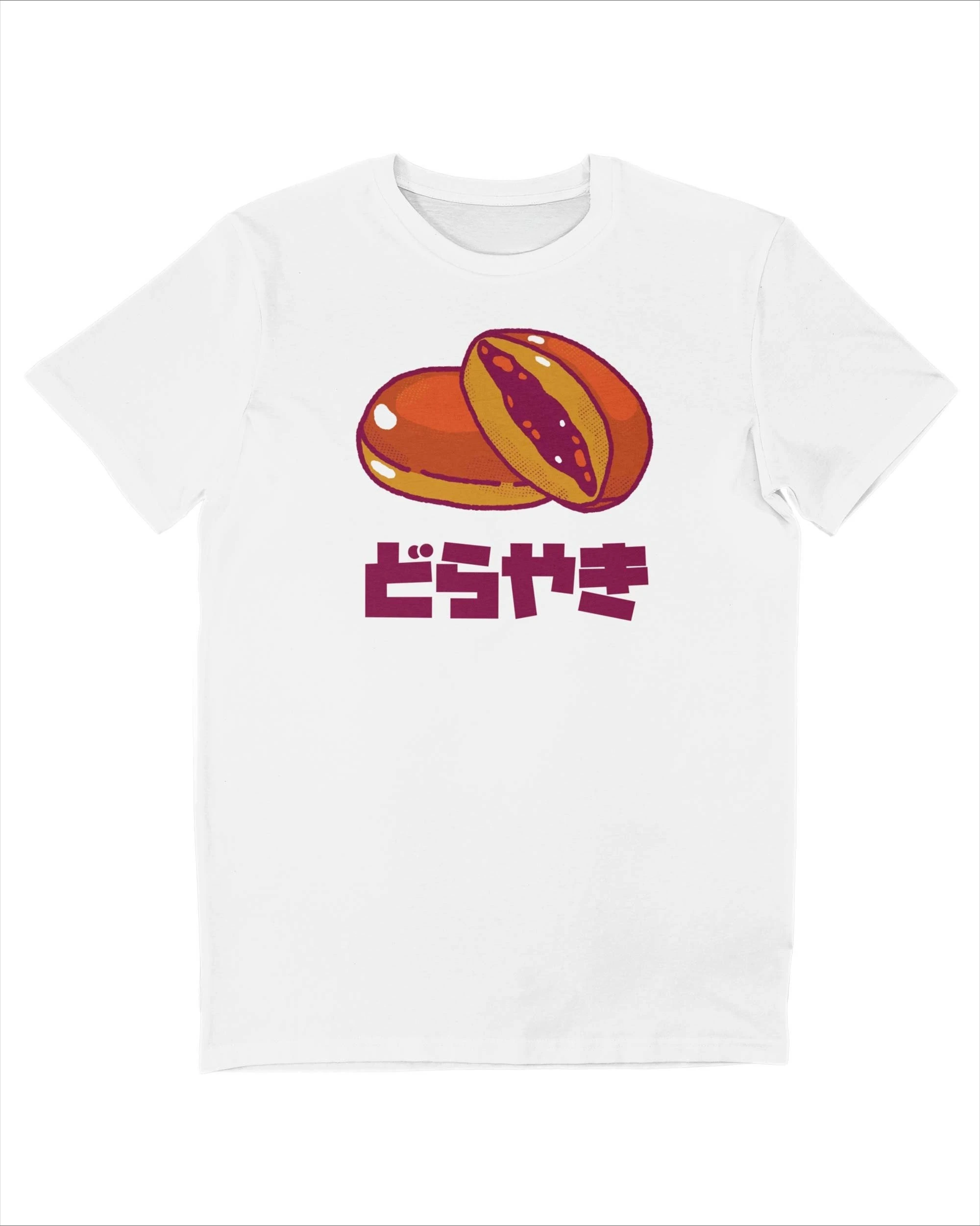 

Dorayaki Графический принт Летние элитные брендовые хлопковые мужские и женские футболки с короткими рукавами Уличная модная одежда