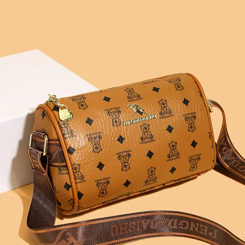 

Модная сумка-мессенджер, большая вместительная сумка-подушка, сумка для матери среднего возраста, сумка через плечо с принтом в стиле ретро