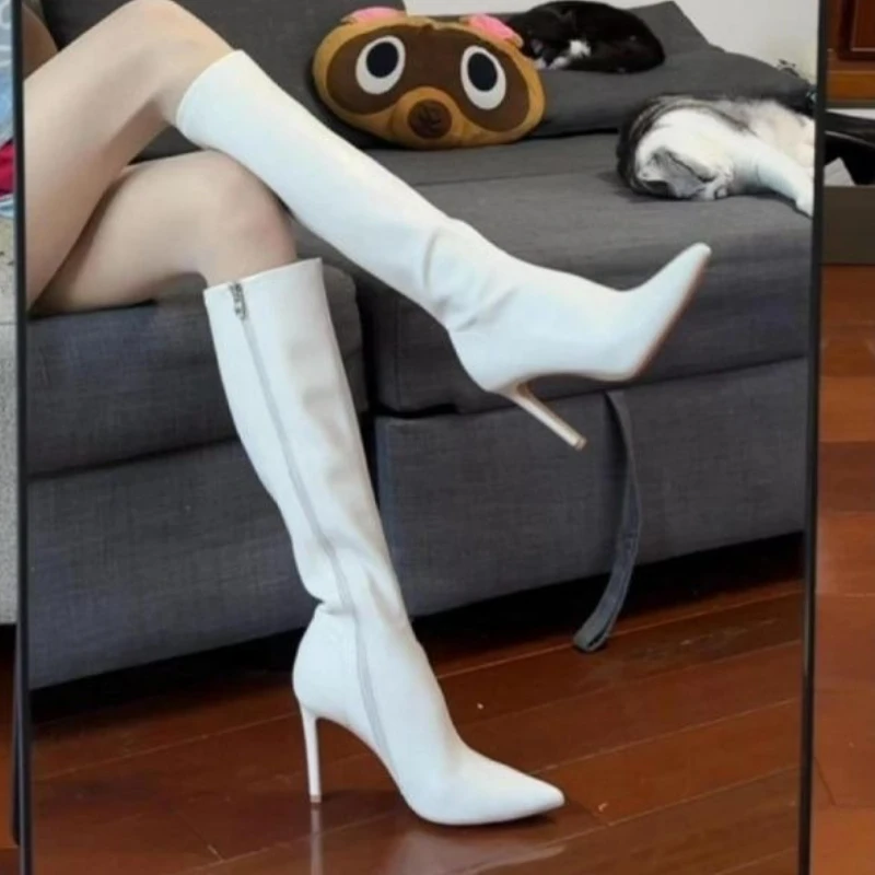 

Новые женские ботинки, модные минималистичные удобные ботинки на высоком каблуке, роскошные кожаные ботинки высокого класса в стиле ретро, повседневная женская обувь Туфли Женские