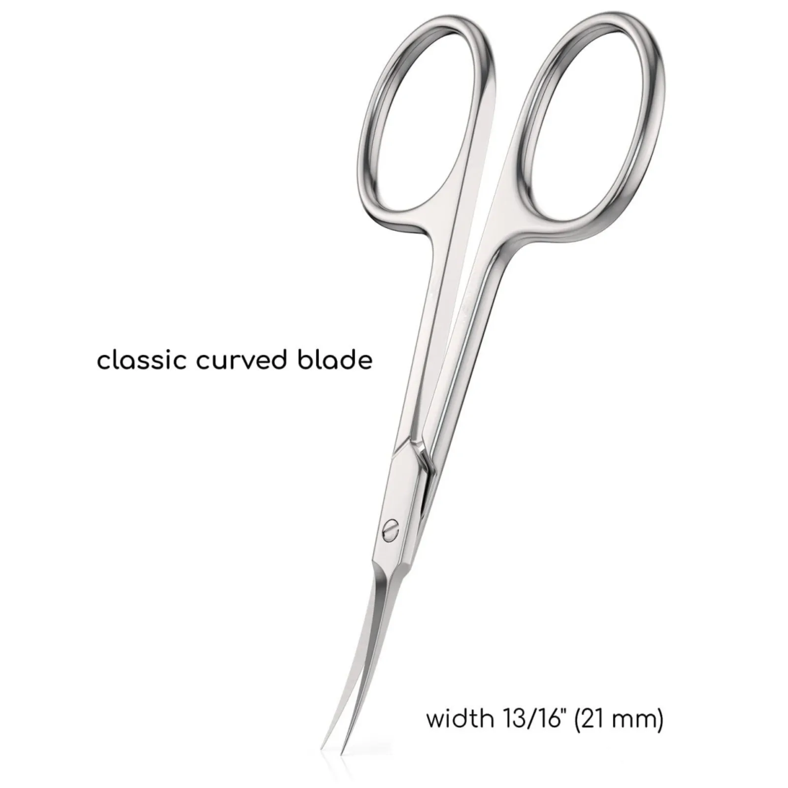 Professional Cuticle Scissors Curved Blade Nail Scissor Germany Pedicure Beauty Grooming Tools for Nail Eyebrow Eyelash Dry Skin