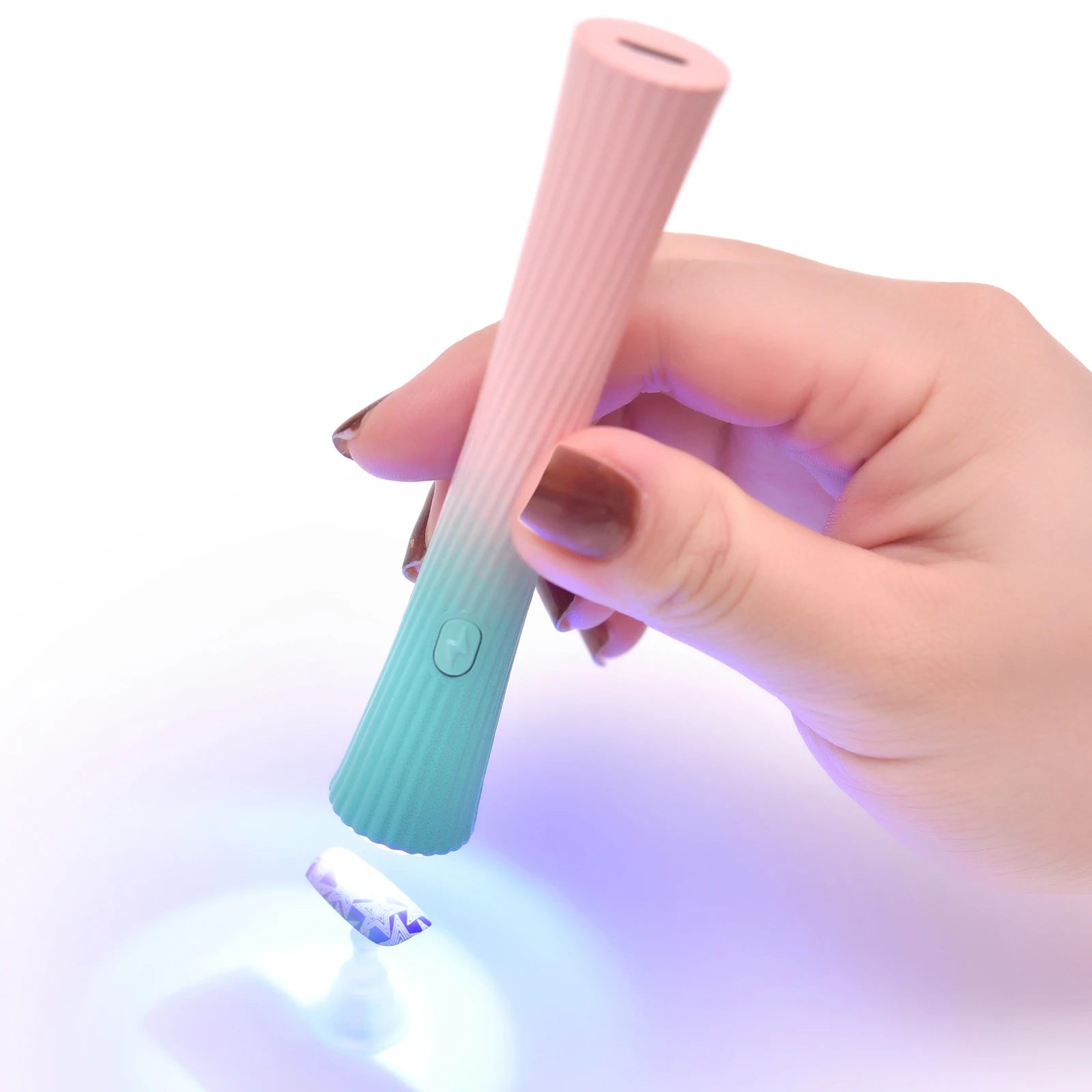 1pc 3W USB Nail UV LED Lamp Handheld Nail Dryer for Nail Gel Polish Varnish Portable Hand Light Curing Treatment Manicure Tool