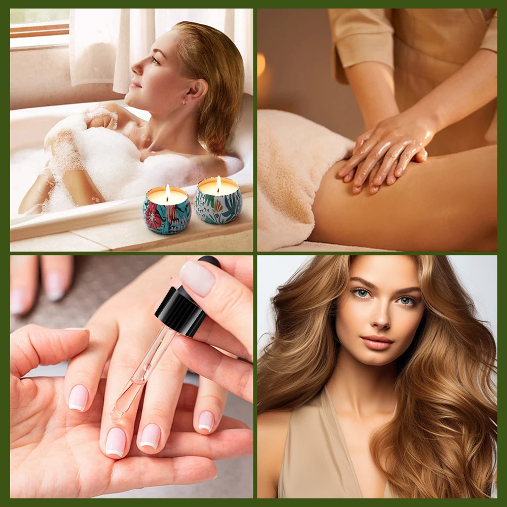 100ml/60ml/30ml Pfefferminz-Ätherisches Öl Feuchtigkeitsspendendes Multifunktionales Ätherisches Öl Aromatherapie-Kerze Auto-Diffusor – Detail 6