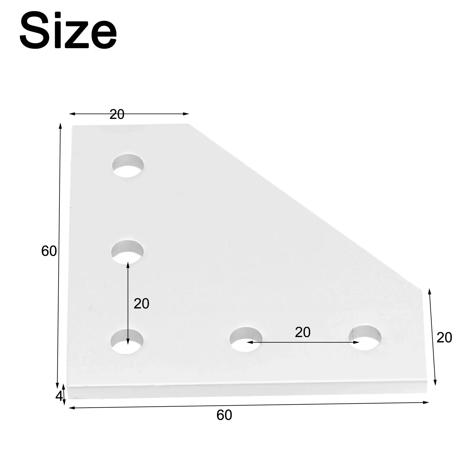 Joining Plate Angle Bracket 2020 Series Without Screws Black Joint Board Plate Corner 1pc 90 Degree Fasteners Home Improvement