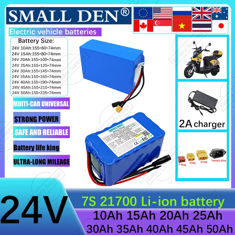 21V 10Ah 15Ah 20Ah 25Ah 30Ah 35Ah 40Ah 45Ah 50Ah 21700 Lithium-Akku 850W Geeignet für eine Vielzahl von Elektrowerkzeugen + 2A-Ladegeräten