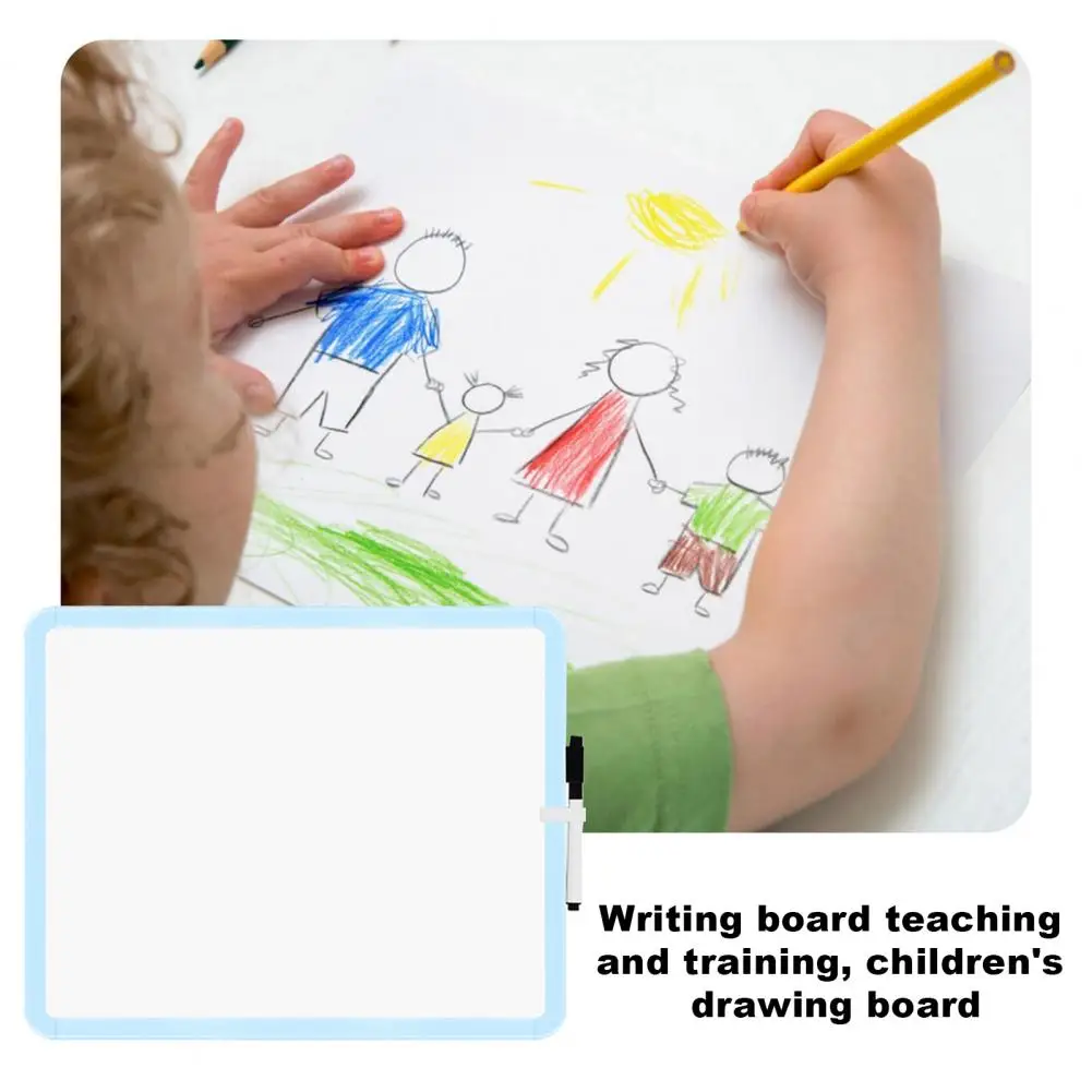 Легкая двусторонняя маленькая доска для сухого стирания для домашнего офиса, класса, мини-белая доска с кухней