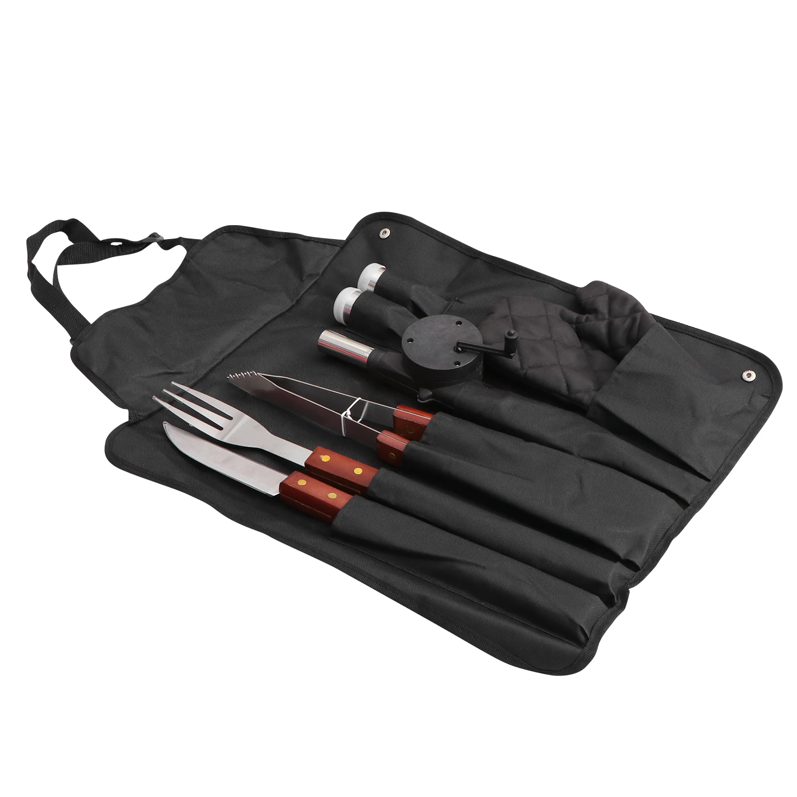

Barbecue Set Stainless Steel BBQ Tools Grill Utensils Kit Outdoor Cooking Accessories Compact Design Saves Space Camping Party