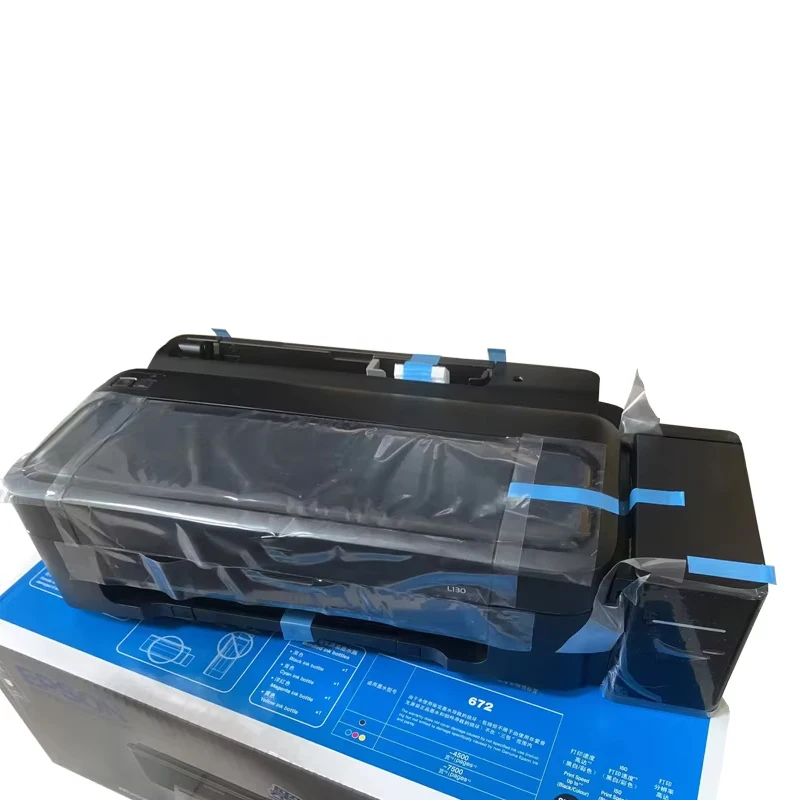 Nueva máquina de papel L130 A4, impresora de tanque de tinta de inyección de tinta de escritorio de 4 colores, impresión de documentos de imagen