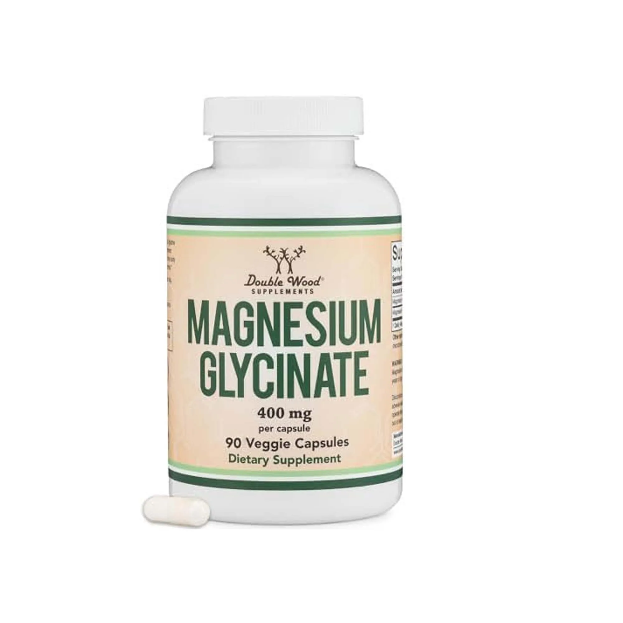 

Магния глицинат 400 мг - 90 капсул, добавка с магнием, способствует сну и расслаблению, снимает мышечные спазмы и напряжение.