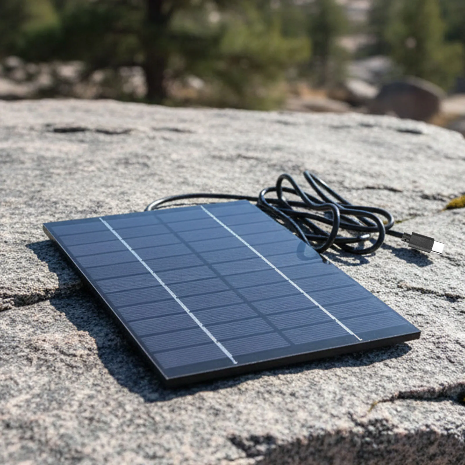 

Портативное солнечное зарядное устройство 4,2 Вт, 12 В с портом Type-C, поликристаллическая солнечная панель, складная солнечная пластина для видеонаблюдения