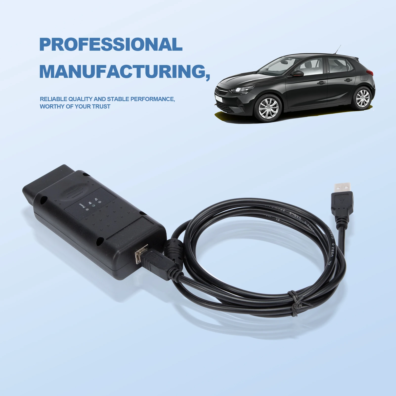 OBD Activation Tool for OPCOM V1.99 OBD2 USB, Fault Diagnostic Instrument Scanner USB Cable for Vectra C Astra H Zafira B