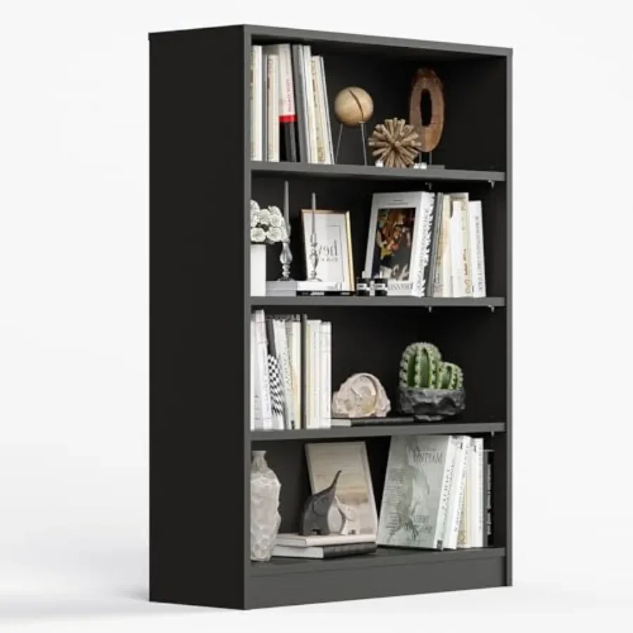 48 Inch Tall Bookcase, Bookshelves, Adjustable Bookshelf for Home Office