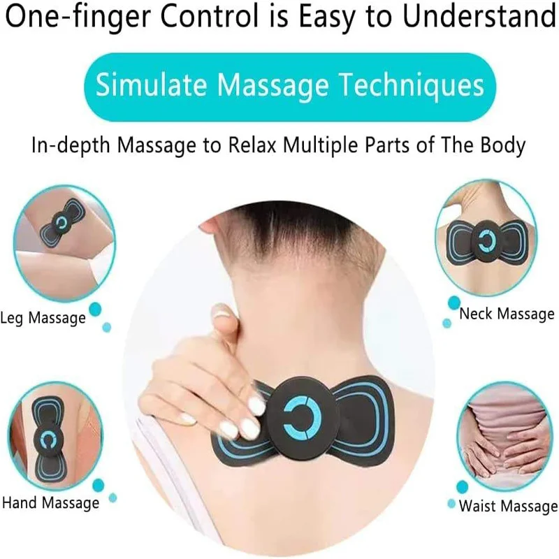 Rechargeable Mini Muscle Massager for Pain Relief
