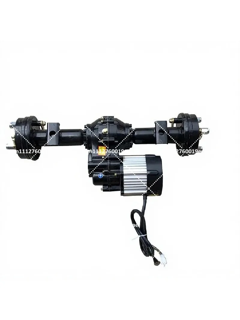 1:28 Low Speed Drum Brake Rear Axle 48V 800W Brushless Motor for Electric Wheelbarrow Conversion Kit