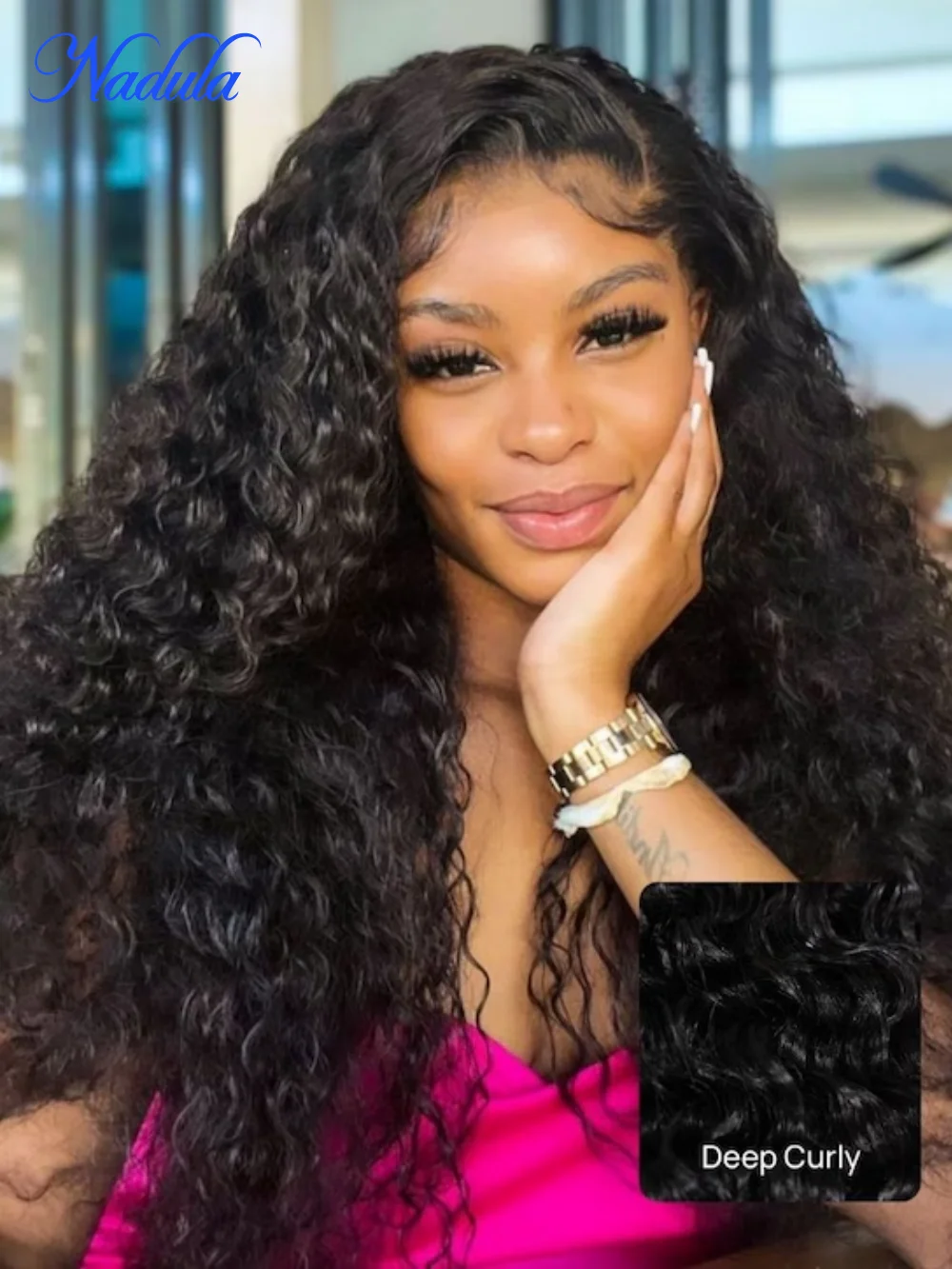 

Волосы Nadula, бразильские беспорядочные вьющиеся человеческие волосы, 3 шт./4 шт., бразильские волосы, глубокие вьющиеся пучки, девственные волосы, 12-26 дюймов, натуральный цвет