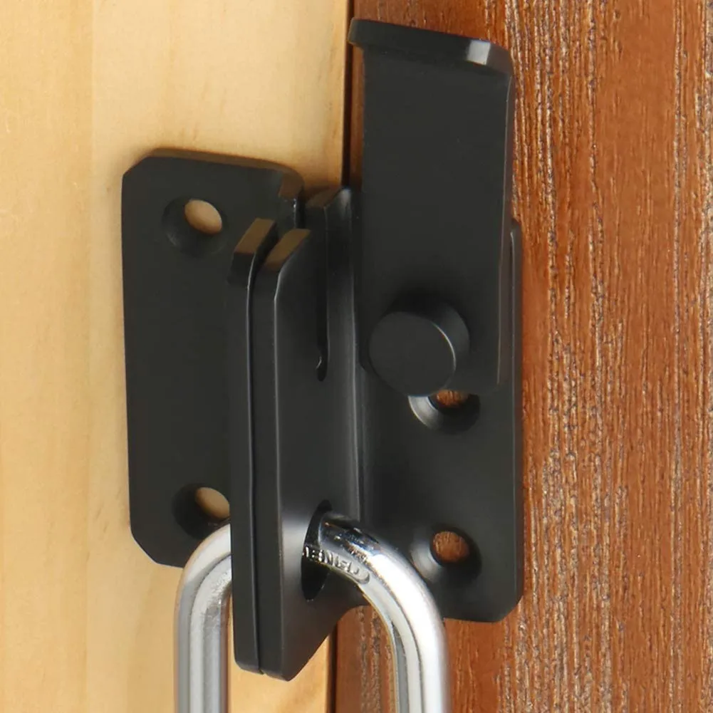 Window Catch Lock Door Lock Buckle Shed Sliding Door Tower Bolt Latch Catch Home Hardware Free Punching Wardrobe Door Bolt Latch