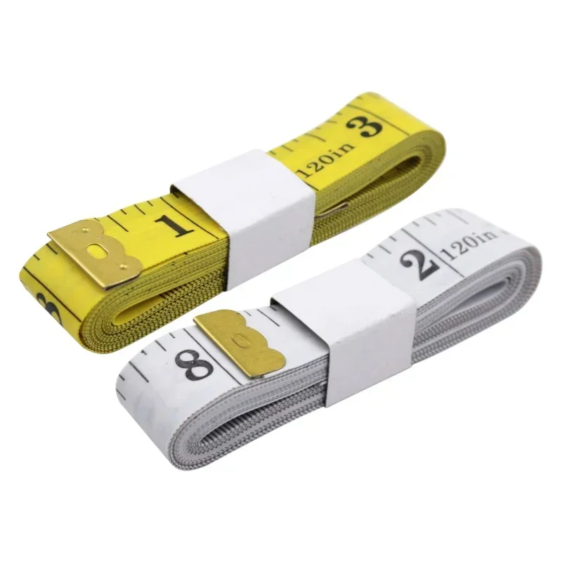 

3m 120 Inch 300 Cm Portable Retractable Soft PVC Leather Measuring Tool For Body Height Scale Analysis Instruments