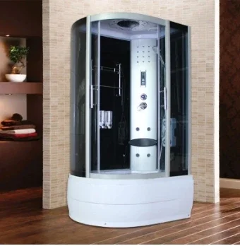 tempered glass bath room Shower room as a whole can take a bath, surf massage, household bathtub partition