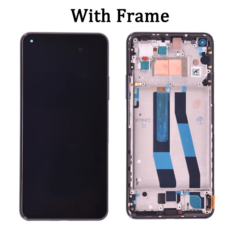 6.55 inches Original AMOLED Screen For Xiaomi MI 11 Lite LCD Touch Screen Digitizer Assembly M2101K9AG Display Replacement