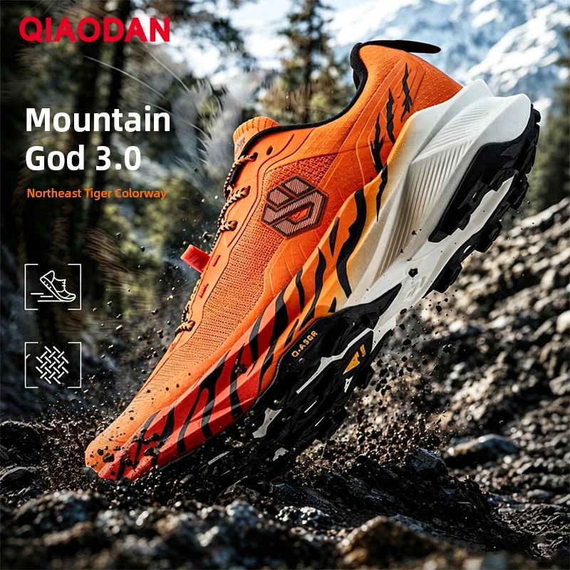 Mountain God 3.0 Men's Off-Road Running Shoes - Lightweight Non-Slip