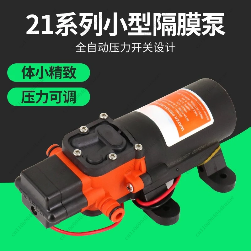 12V/24V DC Self Priming Diaphragm Pump, Automatic RV Marine Yacht Car Battery Water Pump