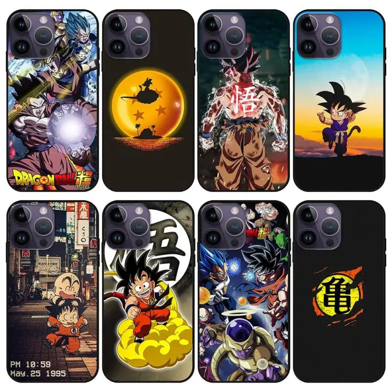 Dragon Ball Kawaii Cartoon Anime for Iphone14Promax Iphone13 Iphone 12Promax Cute Son Goku Saiyanxr Phone Case Phone Case