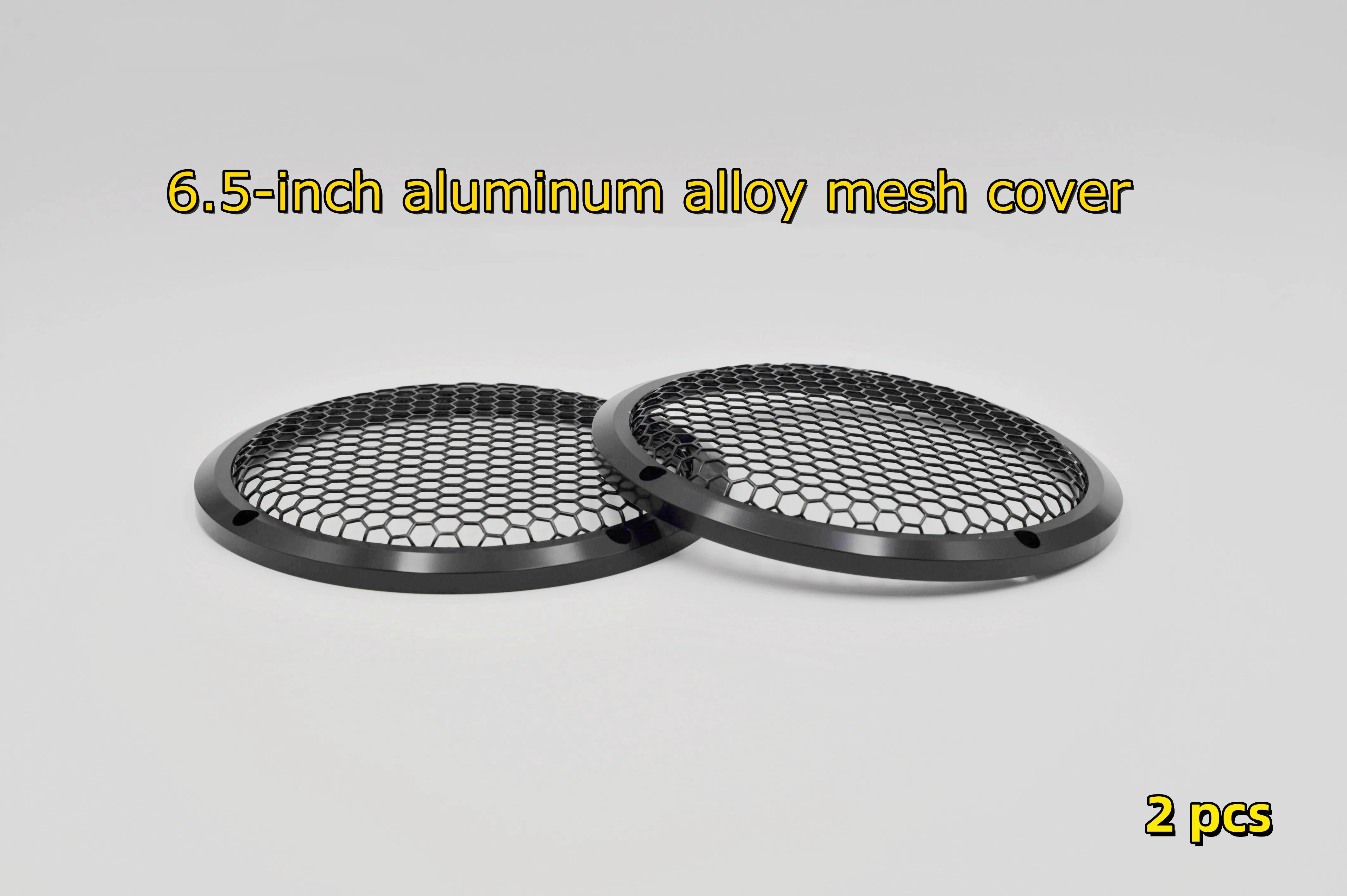 6/ 6.5-inch automotive stereo mezzanine speakers hexagonal mesh grille mesh cover Aluminum subwoofer mesh speaker Metal protec