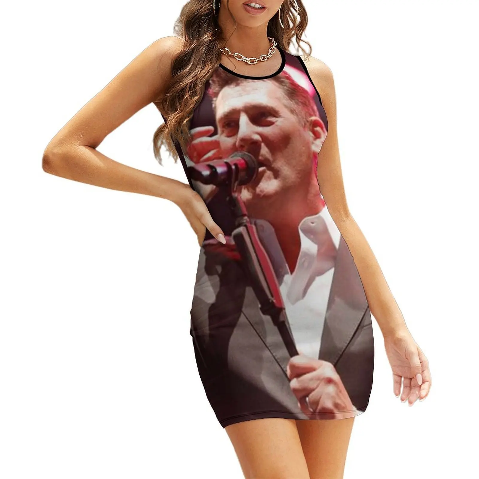 

tony hadley retro Sleeveless Sundress women's clothing korea stylish summer dresses ladies 2025 women's evening dresses 2025