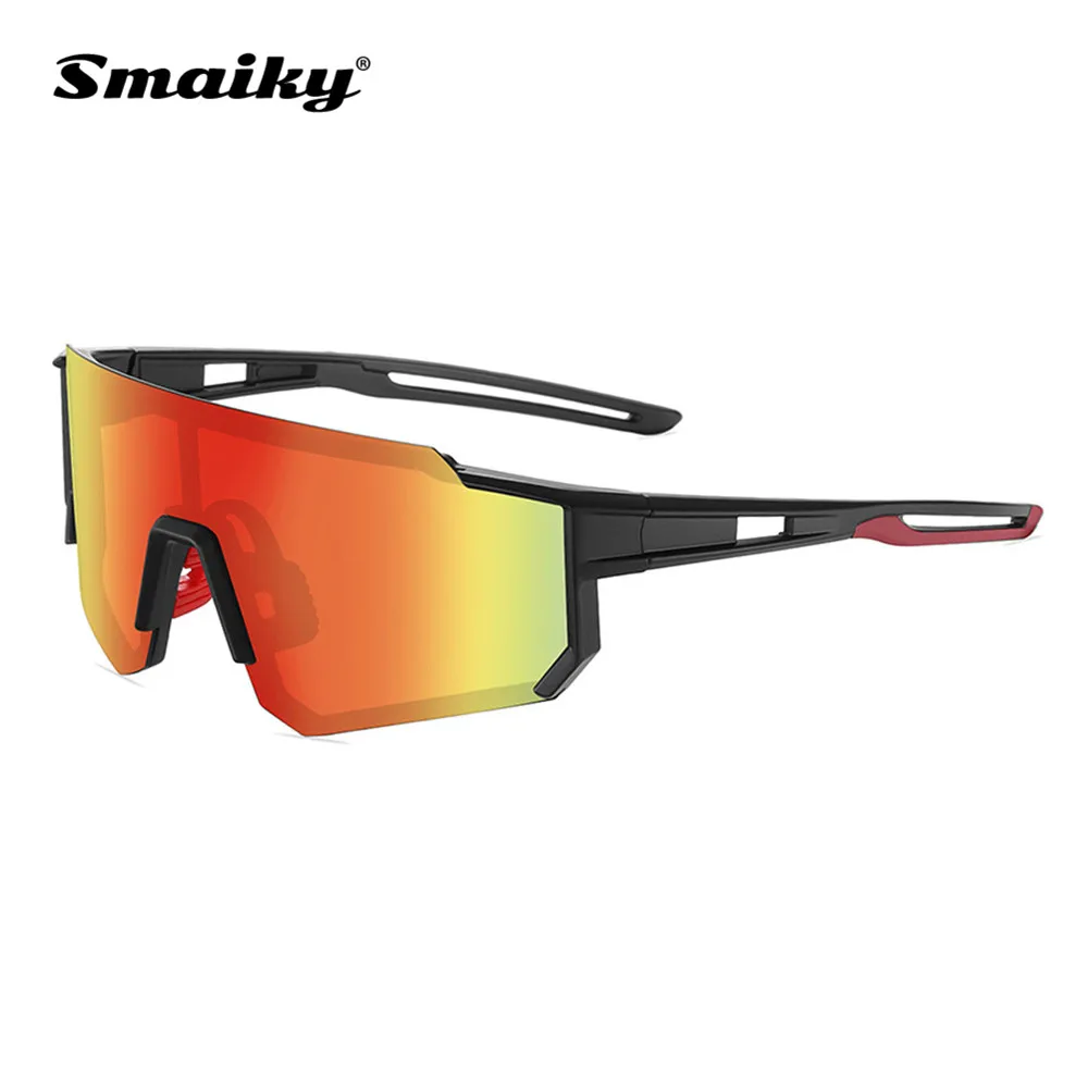 

Smaiky New Sunglasses Men Cycling Glasses Polarized Sports Glasses for Men Bicycle Riding Biking Eyewear