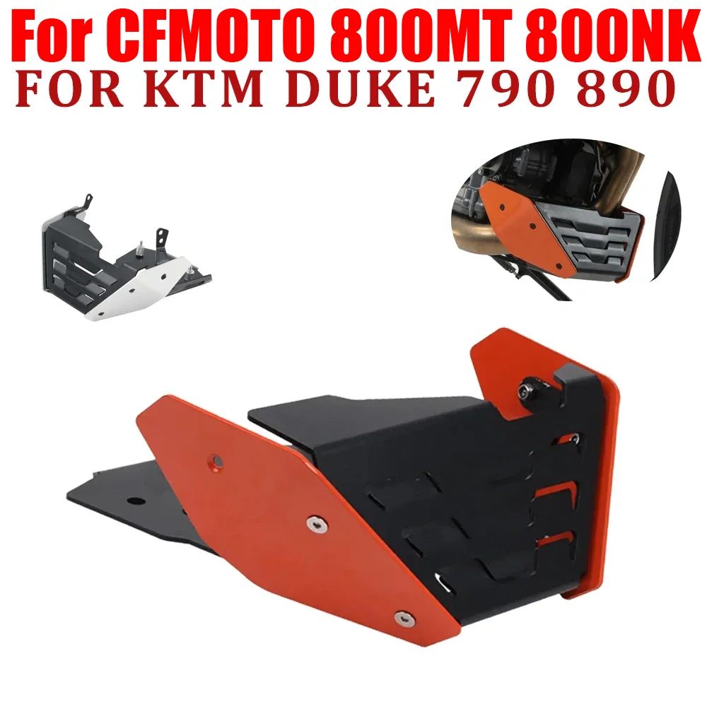 For KTM DUKE 790 890 DUKE DUKE790 DUKE890 CFMOTO 800 MT 800NK 800MT Engine Protection Cover Base Guard Bash Skid Plate Protector