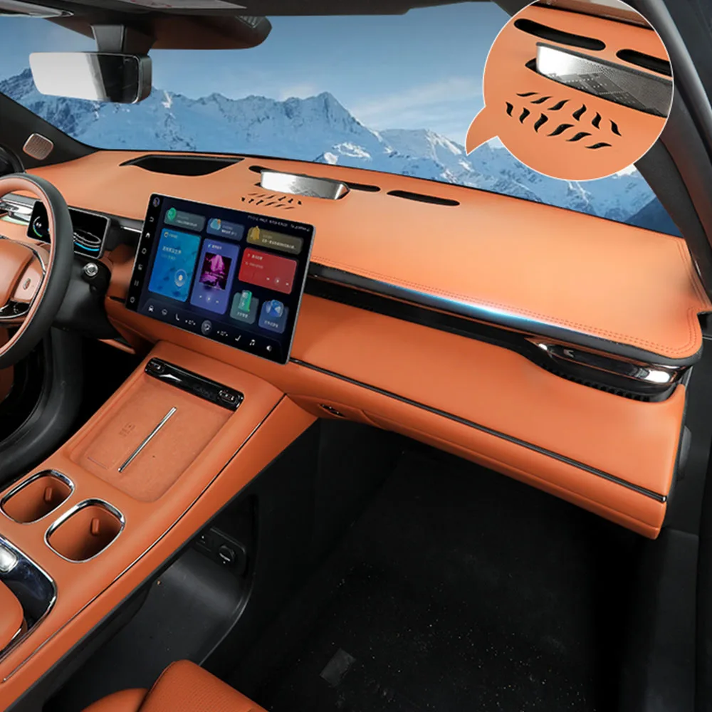 

Для GAC Trumpchi S7 2025 2026, приборная панель, световая защитная накладка, аксессуары для модификации автомобиля, термоизоляционная кожаная накладка