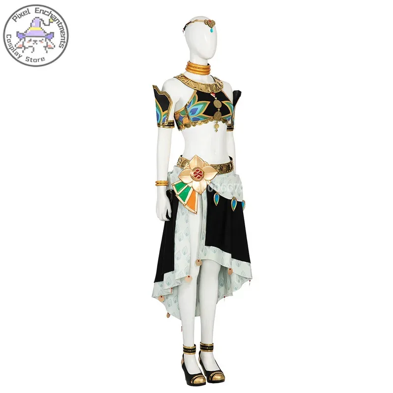 Orvalho gota gerudo chief outfit pgem main purya game-inspired cosplay costume link champion tunic set rpga;2,c'4,h.