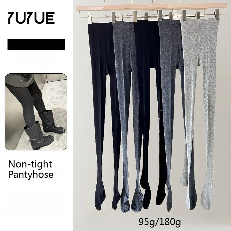 Yuyue Autumn and Winter New Non-tight Pantyhose Right Angle Three-dimensional Heel Far-infrared Temperature Rise Wool Silk Panty
