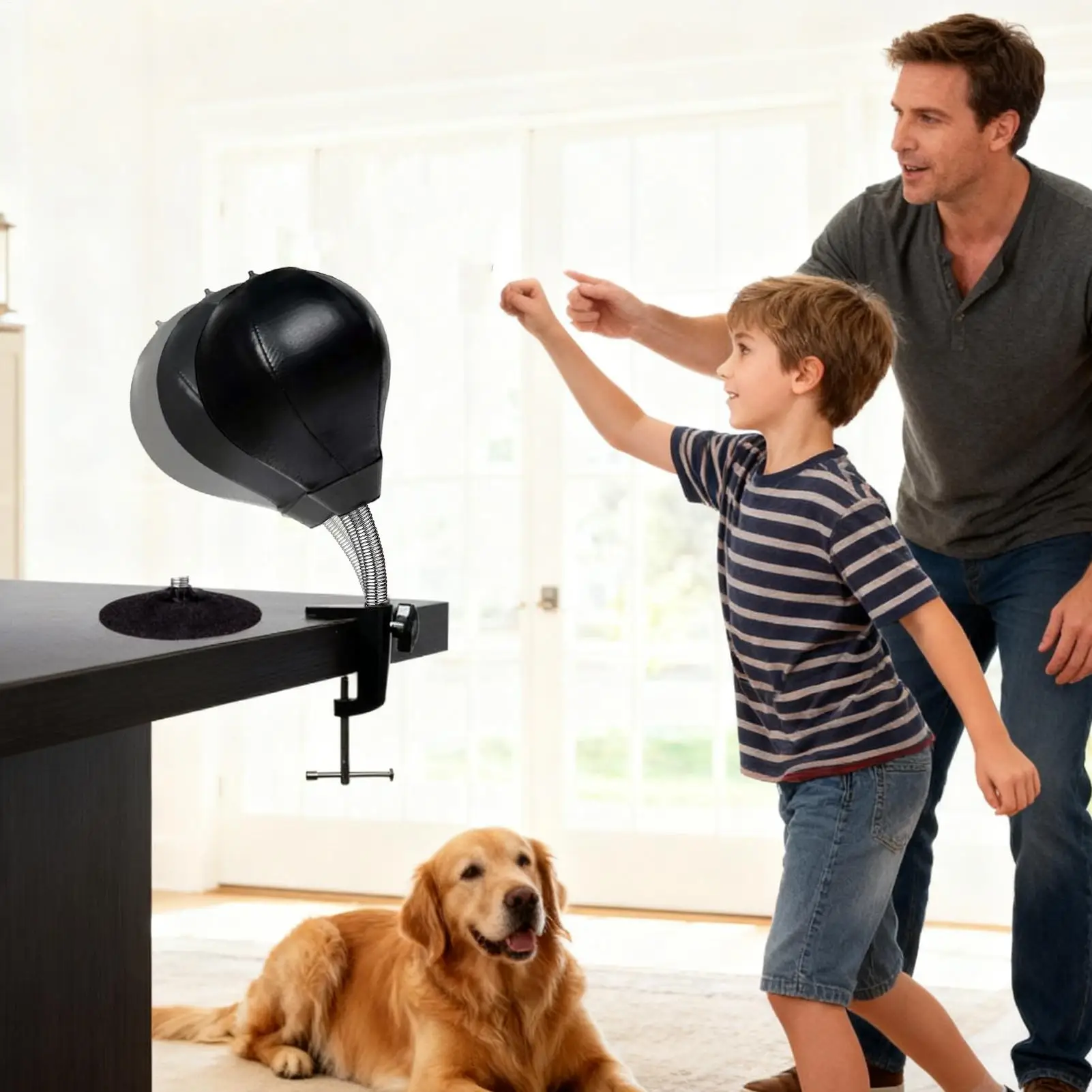 

Desktop Stress Relief Punching Ball Soft Foam Tabletop Fun Anxiety Relief Toy for Office & Home Adults & Kids, Anti-Stress Gift