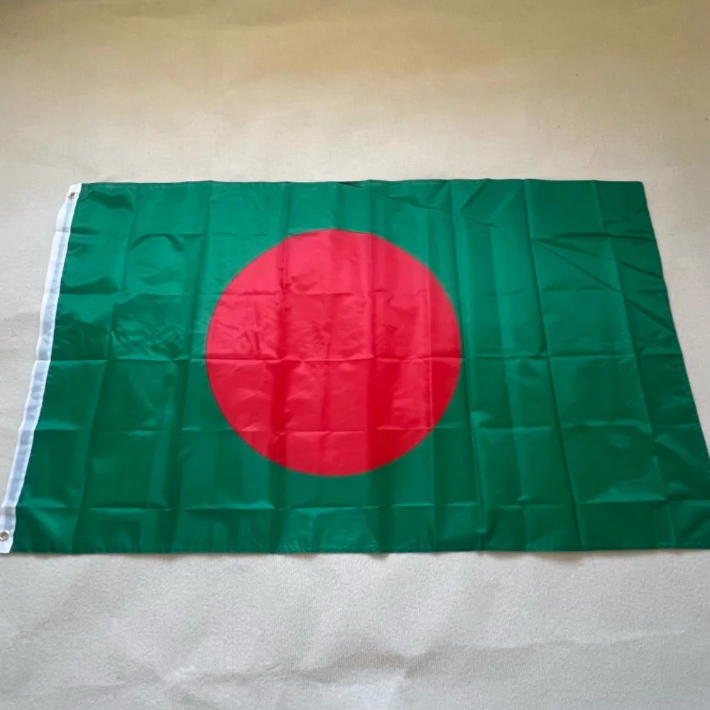 Flaga Bangladeszu 90x150CM Wisząca poliestrowa flaga Republiki Ludowej Bangladeszu Baner Flaga wystroju domu