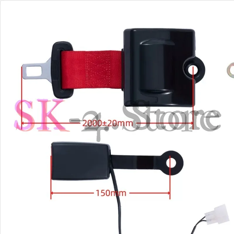 Forklift bus seat belt school bus emergency two-point seat belt emergency lock seat belt universal