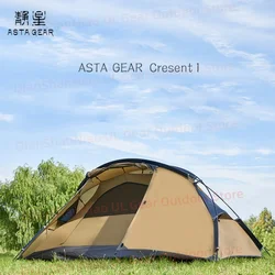 Asta Gear Cresent 1 Outdoor Camping Tent Ultralight 20D Nylon Silicon Coated Tent Hiking Mountaineering Windproof Rainproof Tent