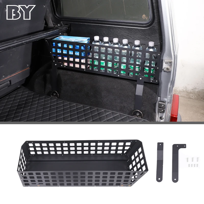 

Black Trunk Side Storage Basket Auto Tool Organizer Rack For Mercedes-Benz G-Class W463 2004-2018 Internal Accessorie