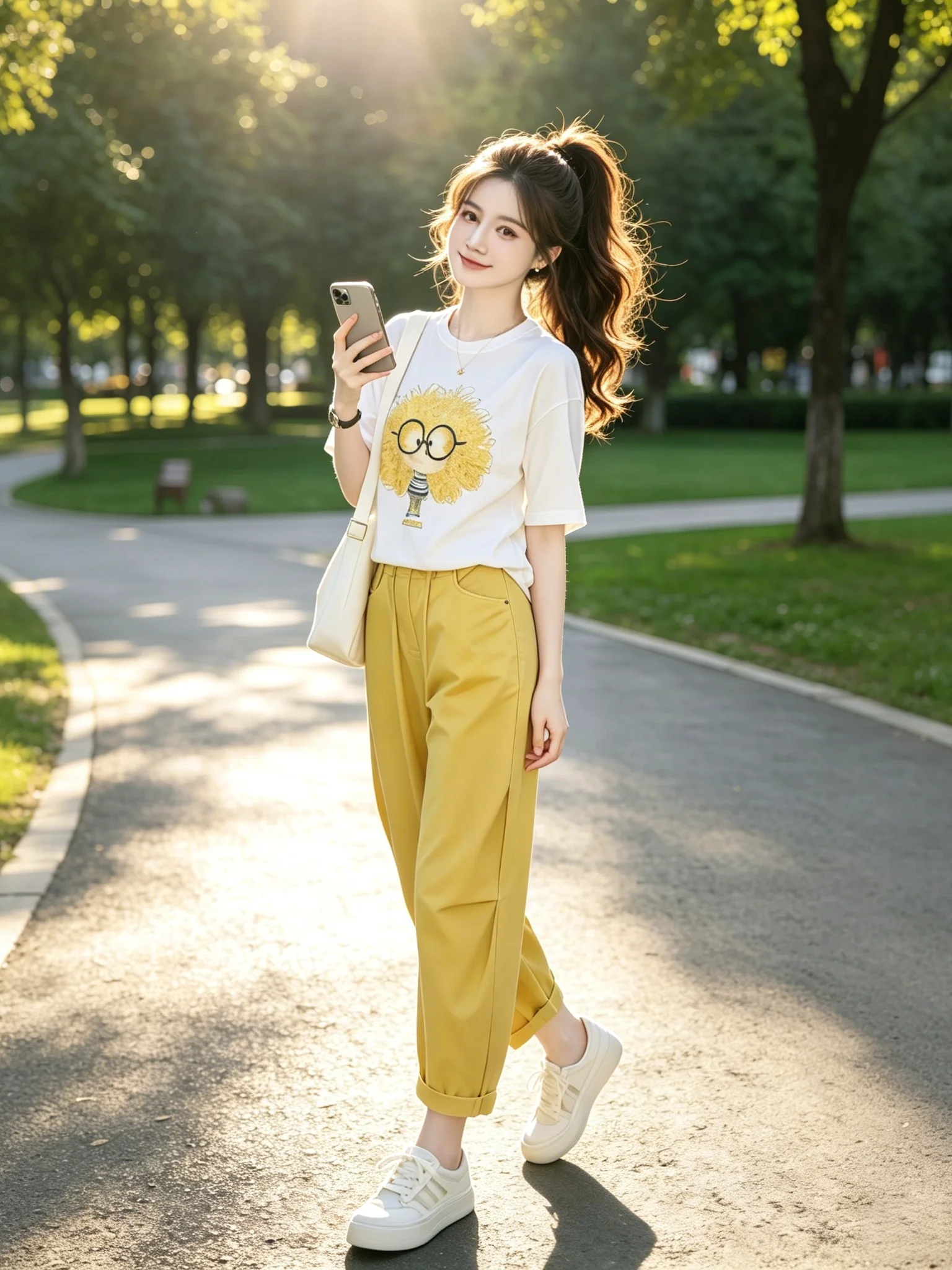 

Summer 2026 Fashion Outdoor Sports Short Sleeve T-Shirt Set Casual Color Outdoor Clothing Women's High Waist Pants