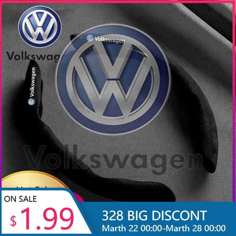 Fundas de Volante de Gamuza para VOLKSWAGEN VW, Modelo 2026, Antideslizantes y Absorbentes de Sudor, para VW Volkswagen POLO GOLF