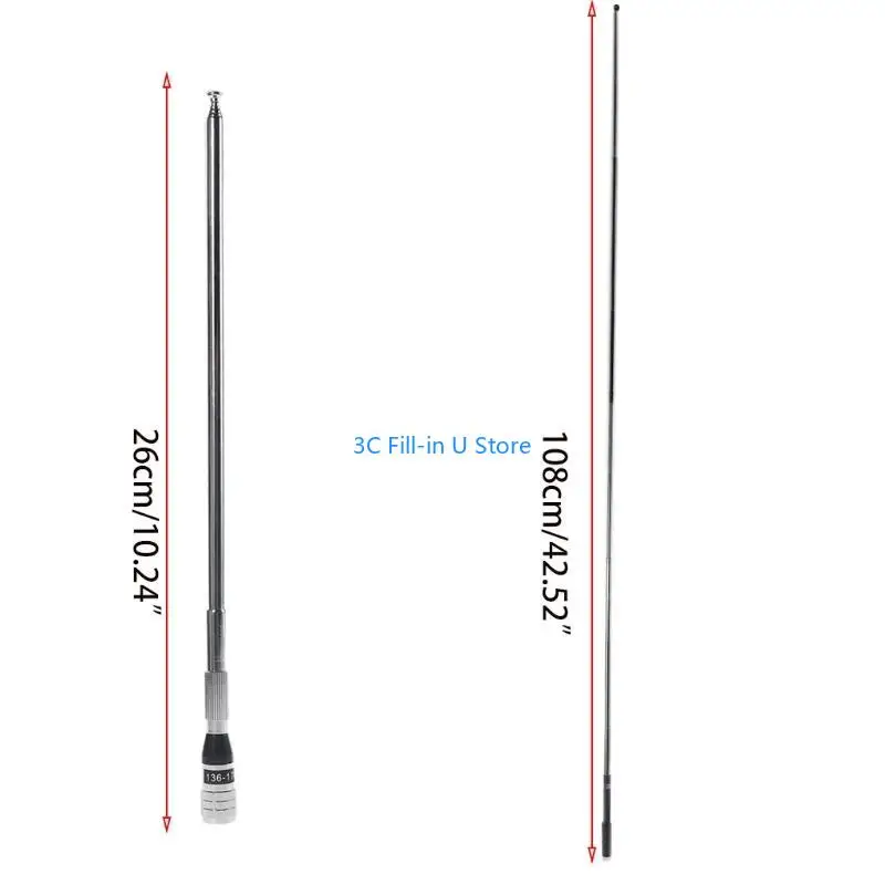 G8TA 42.52 بوصة قابلة للطي تلسكوبية GPS هوائي طويل المسافات طويلة